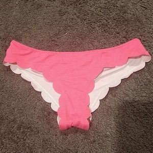 Scalloped bathing suit bottoms